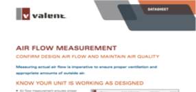 Valent Air Flow Measurement Datasheet