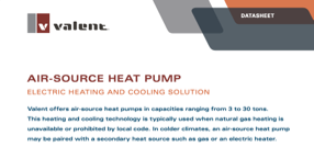 Valent Air-Source Heat Pump Datasheet