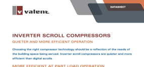 Valent Inverter Scroll Compressors Datasheet