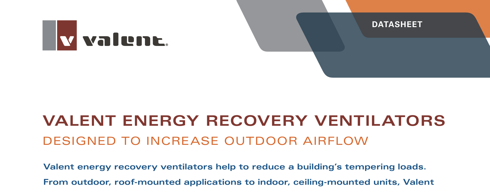 ERV Products Datasheet