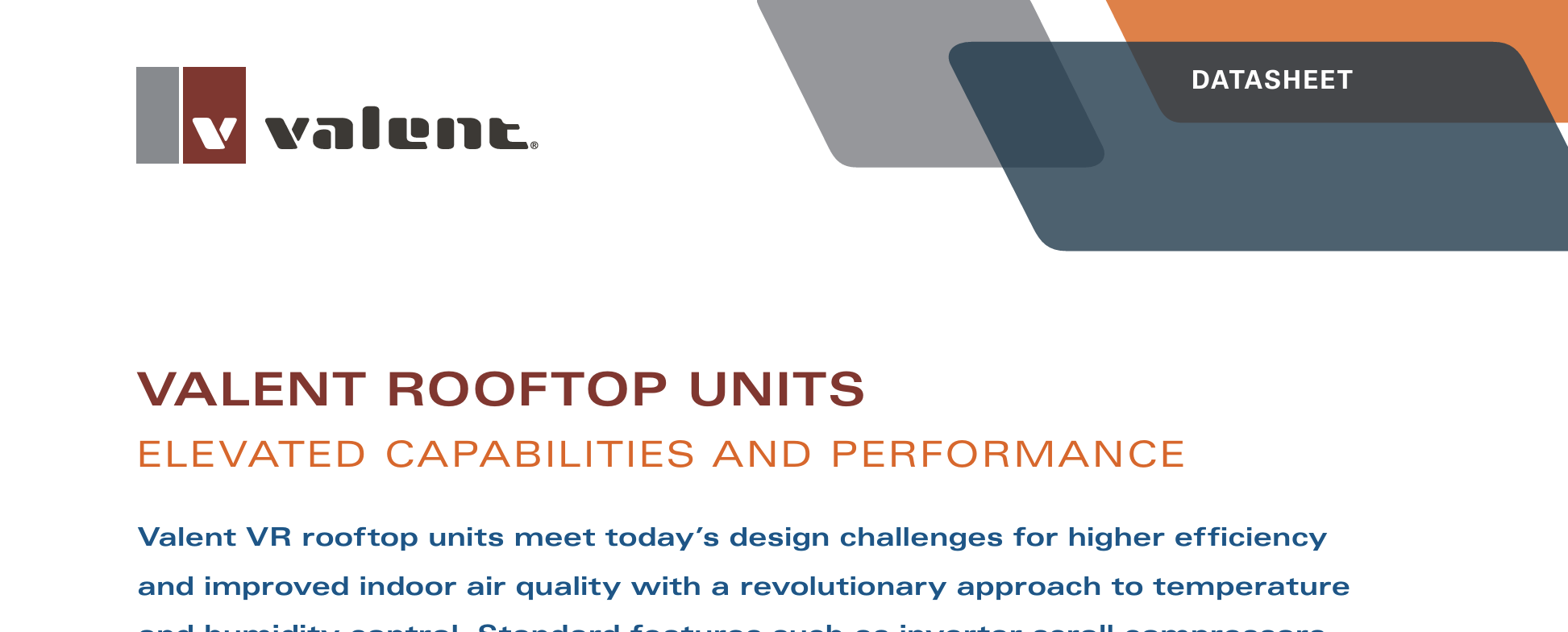 RTU Products Datasheet