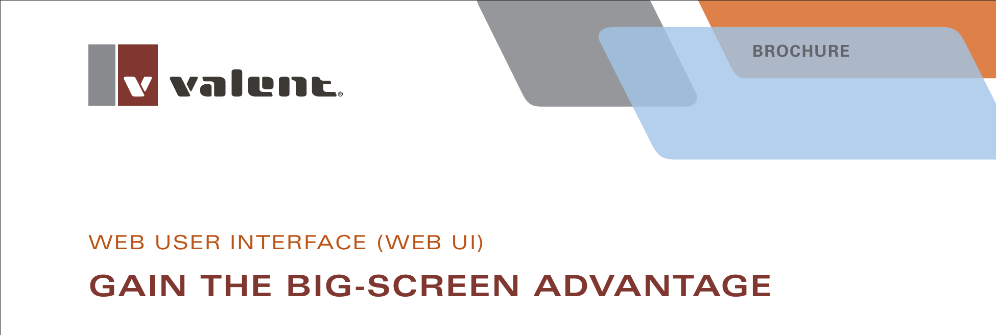 Web UI Brochure